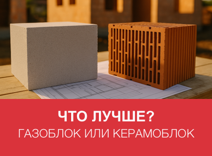 Газоблоки или керамоблоки: сравнение для строительства дома в Тульской области